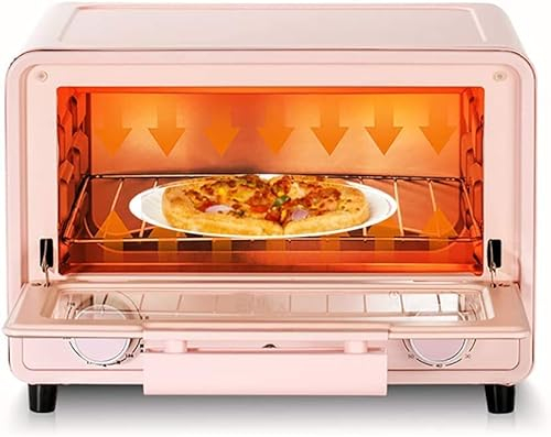 REJOON 13L Mini Countertop Oven Kitchen Multi-Cooker Mini Ovens Electric 3 in 1 Breakfast Machine 60 Mins Timer Multifunction Pizza Oven Egg Omelette Frying Pan Toaster