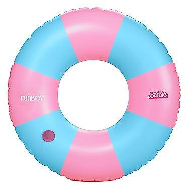 Barbie The Movie & FUNBOY Bubblegum Tube Pool Float