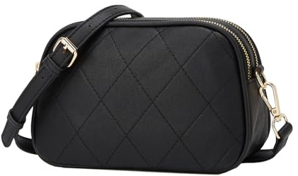 ZHIERNA Damen Handy Umhängetasche Leder Kleine Crossbody Bag Damen Schultertasche Handytasche Moderne Taschen mit Abnehmbar Schultergurt