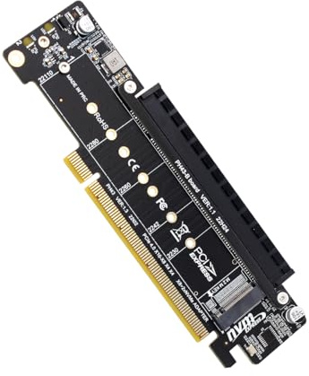 DollaTek Pcie M.2 Adapter DIY Nvme Pcie Adapter Doppelseitige Unterstützung 2230 22110 Nvme SDD NVME SATA Erweiterungskarte M.2 NVME SFF 8639 Karte mit PCIE X16 Signalsteckplatz
