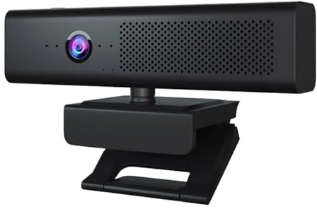 Sarpoer Cámara de ordenador Webcam USB 1080P con altavoz HiFi Micrófono Cámara de ordenador Videoconferencia para ordenador portátil PC