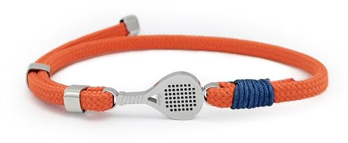 Aloha Bracciale Padel Idea regalo Uomo Donna Ragazzo Ragazza Cordino Regolabile Acciaio