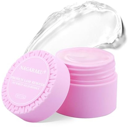 NAGARAKU Crème Retrait Colle Pour 12ml Extensions de Cils Crème Colle de Cils Crème Enlever de Colle D'extension Cils Crème Pâte Gel Doux Adhésif Enlevant les Dissolvant Crémeux Pour Faux Cils