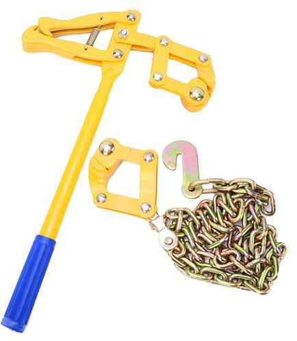 Kettensieb - Drahtspanner-Werkzeug, Kettenglied-Zaunzieher | Zaunspanner, Robuster, Kompakter Stacheldrahtspanner Für Viehställe, Einfache -Zäune, Bauernhofzäune