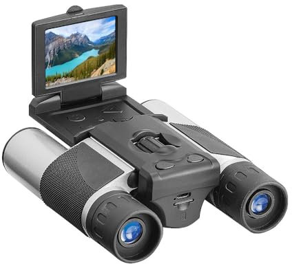 Binocolo Digitale Con Fotocamera, Schermo IPS Da 2,0 Pollici, Fotocamera Da 40 MP, Video Da 2,5K, Obiettivo Da 25 Mm, Zoom Ottico 10x Zoom Digitale 8X, Per Birdwatching E Avventure All'aria Aperta (se