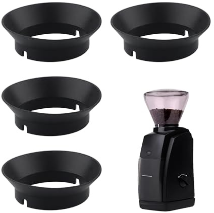 ktxaby Lot de 4 joints de rechange compatibles avec moulin Baratza Encore - Joint en silicone noir - Pour meuleuse à café électrique conique