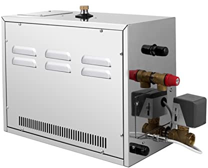 STRAFBRG Chauffe-Sauna, Système de Douche générateur de Vapeur Auto-drainant Commercial 1 8 KW Sauna électrique Générateur de Douche à Vapeur Kit Salle Générateur de Vapeur, Chauffage Efficace
