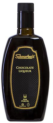 Schmerling's Premium Chocolate Liqueur, 375ml Bottle – Rich, Smooth Swiss Chocolate Flavor Perfect for Cocktails, Desserts & Gifting – Kosher Certified – Enjoy Straight or Mixed