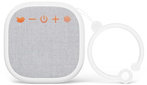 White Noise Machine, Sleeping Sound Machine, 30 Hours, 17 Sounds, 4 Timer, Memory, Noise Machine for Travel Home, Mini Sound Therapy for Baby Adults