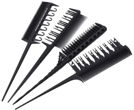 PACKOVE 4pezzi Pettini Per Styling Dei Strumenti Per Colorazione Dei Pettine Per Mèches