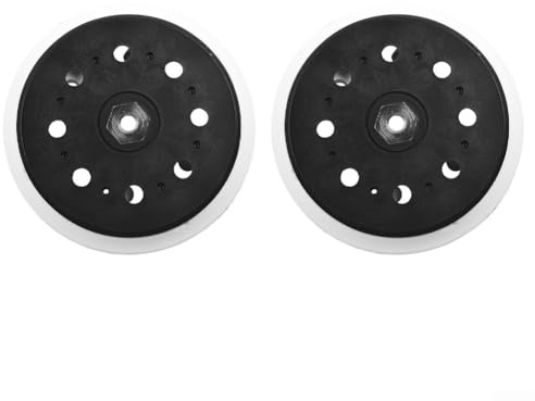 Zilimontt 2 dischi per levigatrice orbitale BO6050 BO6050J 197314-7 da 15,2 cm, materiale PU ad alta densità con forte sistema di aggancio e anello per l'alimentazione