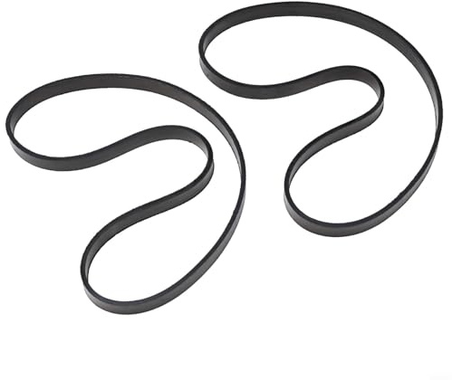 Vasiumic Bandsägen-Gummiband für 20,3-35,6 cm Holzbearbeitungsbandsäge, 2 Stück, schwarzer Gummiring mit Verschleißfestigkeit und Zähigkeit, kompatibel mit Scrollrad (für 25,4 cm)