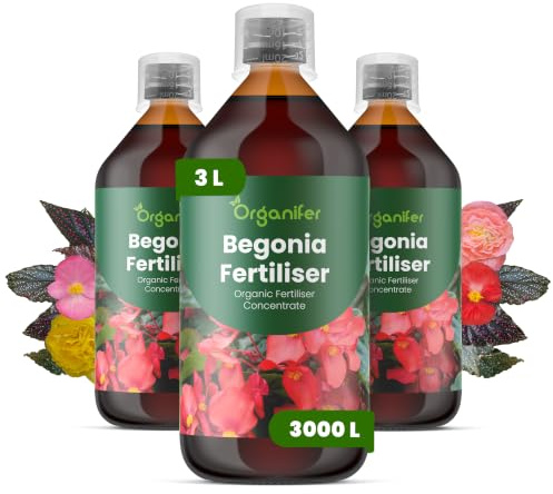 Engrais Liquide Pour Bégonia - 3x1L - 2-1-8 NPK