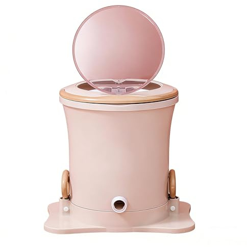 Essoreuse à linge manuelle, portable non électrique, essoreur à manivelle avec pédale pour camping, appartements et dortoirs