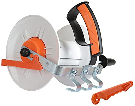 Gallagher Komfort-Weidezaunhaspel (1200 m) - 3:1 Übersetzung - Haspel für Weidezaun - Für professionelle Anwender - Stabiler und ergonomischer Griff - UV-stabiler Kunststoff - Hochwertige Verarbeitung