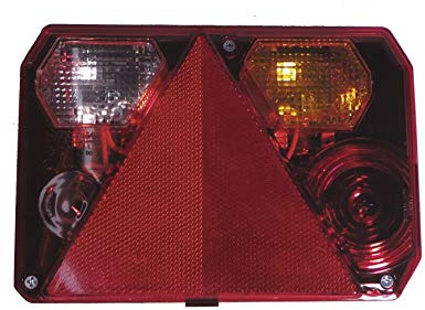 Feu Arrière Droit - 6 Fonctions - avec feu de recul - RADEX6400 - Réf 5141A