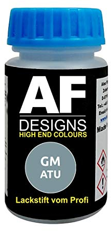 Alex Flittner Designs Lackstift für GeneralMotors ATU Iceberg Perl schnelltrocknend Tupflack Autolack