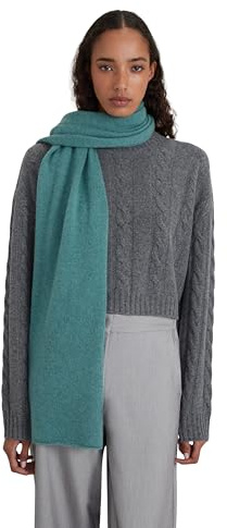 Style & Republic Kaschmir Schal Damen aus 100% Cashmere - dein kuscheliger Premium Schal für stilvolle Herbst- & Winter-Momente - Mint