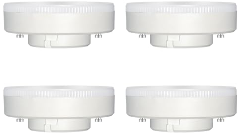 Akynite LED 9W Luce Naturale 4000K, 800LM, Sostituzione per Lampada CFL & Alogena, AC 230V, Non Dimmerabile, Faretti LED Bianco Naturale per Cucina e Bagno, set di 4
