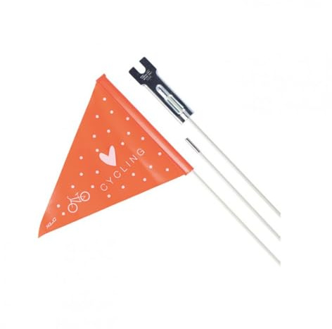 XLC SF-C02 Sicherheitswimpel (dreiteilig | weiß/orange)