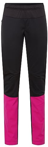 VAUDE Women's Wintry Pants V, Enganliegende Softshell Hose für den Performance Sport, Passform: Slim fit