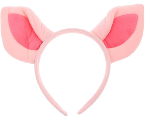 SEWACC Plüsch Schweineohren Stirnband Tierohren Kostüm für Cosplay Halloween