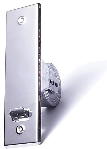 Bricoloco Recogedor persiana Empotrado Metal galvanizado con embellecedor Inoxidable. Herraje para Mantenimiento de persianas (1)