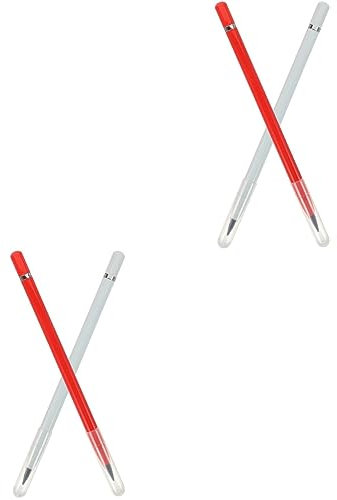 Ciieeo 4 Stück Bleistift Schwarze Stifte Für Immer Zeichenstift Tintenloser Stift Schwarzes Büromaterial Schwarze Tinte Für Immer Stift Metall Löschbar Pinsel Für Ölfarbe