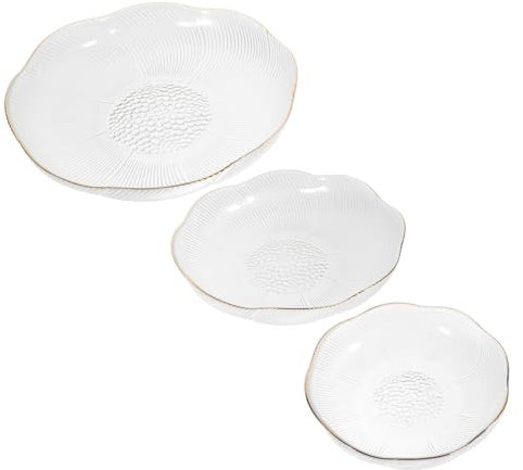 OATIPHO 3stücke Teilige -snack-tabletts Für Süßigkeiten Trockenfrüchte Und Snacks Servierplatten Für Obst Und Kekse Moderne Präsentationstabletts Für Geburtstage Und Hochzeiten