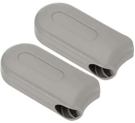 QUARKZMAN Jalousie Kordel Gewicht 2Stk 78mm Vorhang Fenster Fensterladen Perlen Kette Griff Römisch Vertikal Rollo Schatten für Fenster Teile Grau