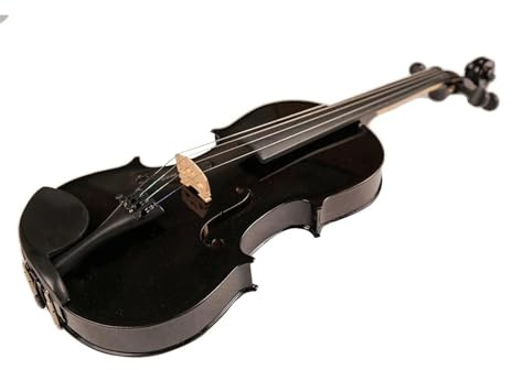 Violine Anfängerpaket Lack Anfänger Violine Ahorn Holz Geige Violino Bogen Schulterstütze Fall(1/2)