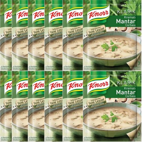 Lot de 12 soupes crémeuses aux champignons 63 g
