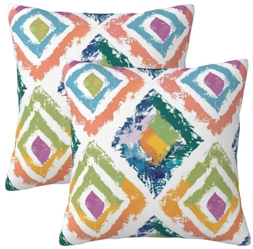 Kissenbezug 80x80 cm 2er Set Herbst Deko Kissen Farbe Kissenbezug, Quadrat Kissenbezüge, Weicher Sofakissen, Kissenhülle Herbst, Zier Kissen Mit ReißVerschluss, Couch Deko Schlafzimme Gifts 32x32Inch