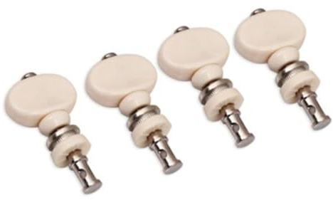 Vaguelly 4stücke Ukulele Stimmwirbel Weiß Langlebige Tuning Pegs Für Präzises Von Ukulelen Und Anderen Instrumenten Installieren Aus Robustem