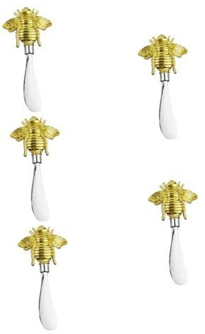 Cabilock 5 Piezas Cuchillo De Mantequilla Esenciales De Cocina Herramienta Multifunción Para Untar Queso Herramienta De Corte Espátula De Queso De Cocina Espátula De Miel Acero Inoxidable