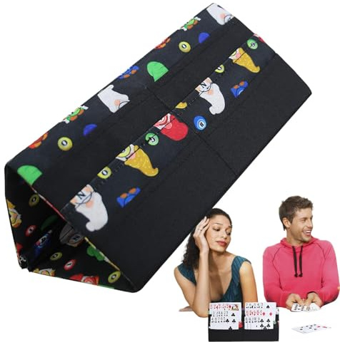 Spelkortshållare, vikbar spelkortshållare, vikbar spelkortshållare, spelkortshållare, lätt spelkortshållare för kortspel, brädspel