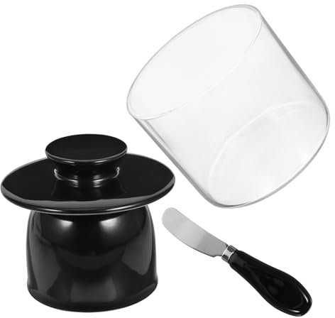 UTHCLO Butterbehälter Aus Keramik Mit Verschließbarem Design Zum Frischhalten Von Butter Und Käse Leicht Zu Reinigen Und Wiederverwendbar Für Küche Und Zuhause