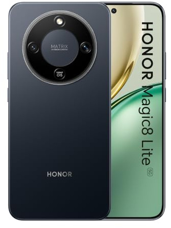 Honor Magic8 Lite, Dual, 256GB 8GB RAM, Midnight Black