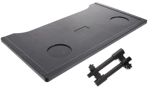 BESPORTBLE Accessoire Pratique Porte-gobelet Amovible pour Fauteuil Roulant Plateau en Plastique Épais Noir pour Lecture et Rangement à Domicile
