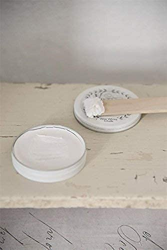 Jeanne d´Arc living JDL Vintage Paint Antique Wax Wachs 35g Möbelwachs Antikwachs versch.Farben (White)