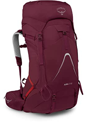 Osprey Aura AG LT Damen-Trekkingrucksack, 50L Medium/Large, Purple