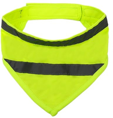 Reflekterande hundhalsduk, triangulär hundbandana, haklapp justerbar husdjurshalsduk för nattliga promenader camping jakt resor