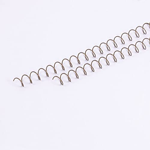 Craftelier - 2-Spiralen-Set zum Binden von Alben, Notizbüchern oder Agenden | Ideal für Scrapbooking und Bastelprojekte | Ø 1,27 cm (0,5) | Länge 30,5 cm (12) - Farbe Vintage Bronze