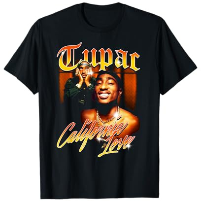 Offizielles Tupac Love Vintage California T-Shirt