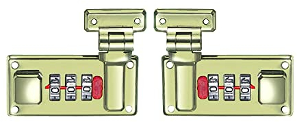 Lucchetto di sicurezza in lega di zinco con combinazione a 3 cifre per bagagli, valigie, serrature per armadietti per ufficio, bronzo