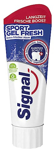 Signal Zahnpasta Sport Gel Fresh Zahnpflege für extra frischen Atem mit Rundumschutz 75 ml 1 Stück