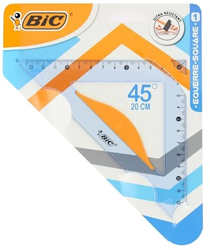 BIC Geodreieck, 20 cm, 1 Stück