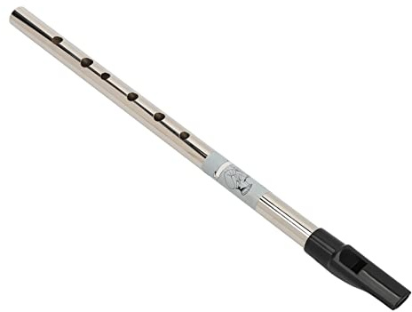 Irische Flöte - 6 Löcher D-Klappe, Kein Luftaustritt, Genaues Stimmen, Whistle-Flöte, Nahtlose Konstruktion aus Aluminiumlegierung, Elegantes Aussehen