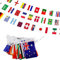 Fanions nationaux de 200 pays - Fanions internationaux du monde - Banderole pour école, festival, club de sport, célébrations de la coupe du monde, bar de jardin