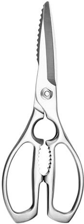 SimCoker Heavy Duty Kitchen Scissors – Stainless Steel Forged Shears for Meat, Bones & Fish, Dishwasher Friendly, 5-Year Guarantee, Gift for UK Home Cooks